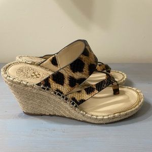 Vince Camuto Shoes Vince Camuto Lavanda Womens Espadrille Wedge Sandal 6